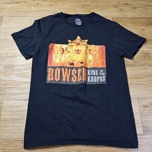 MAD Engine Black Tee with Bowser Graphic